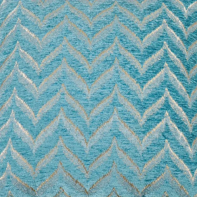2pcs double sided chevron pattern jacquard throw pillow covers in blue gray and beige soft chenille texture decorative cushion covers for sofa couch chair living room bedroom decor inserts not included living room decor accents stylish cushion covers Product details 5