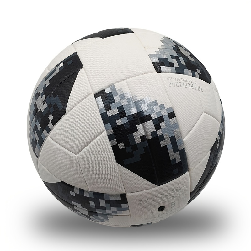   soccer ball, pu material heat bonding football, high  , waterproof and wear-resistant, adult training competition ball, black and  , high-  christmas, thanksgiving and birthday holiday gift football Product details 6