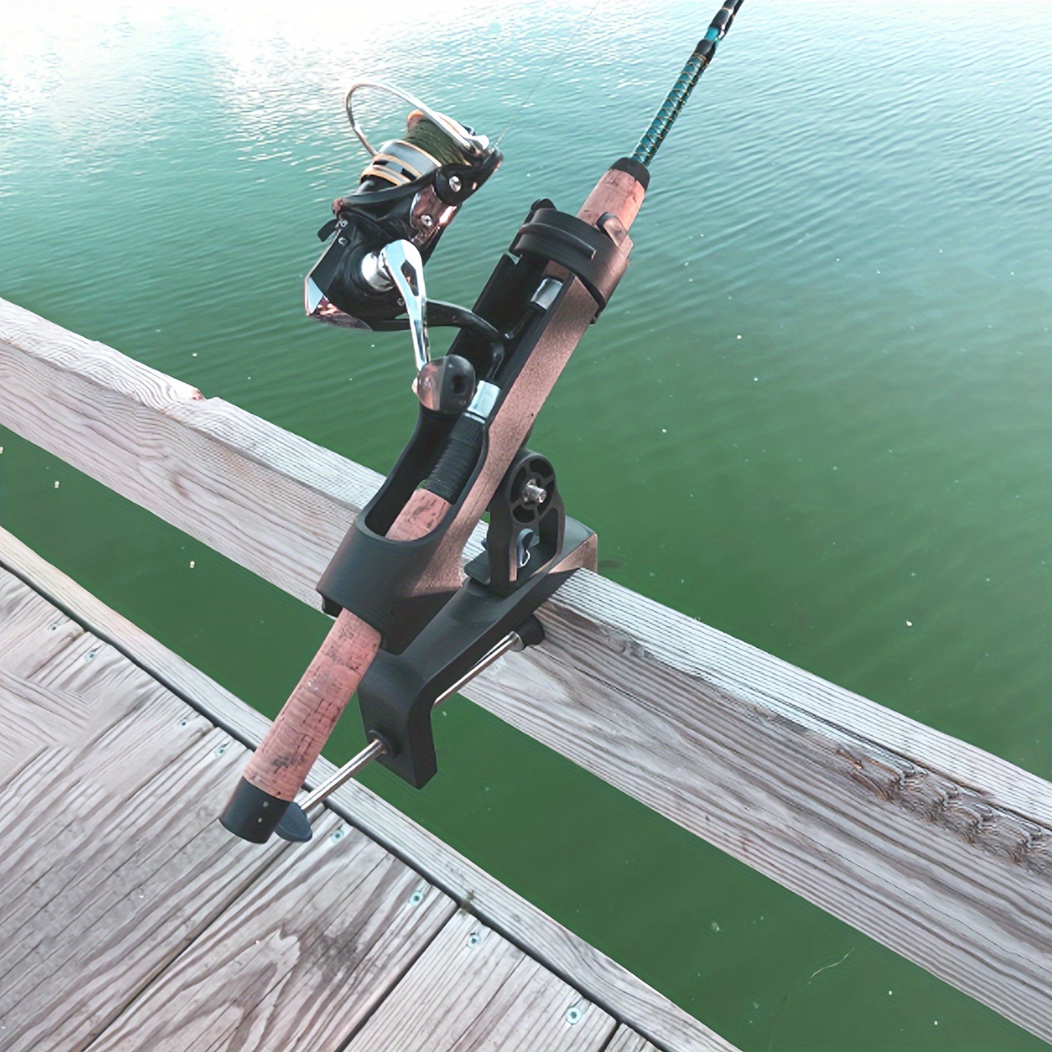 Jon Boat Rod Holders PLUSINNO Fishing Rod Holder 360° Adjustable