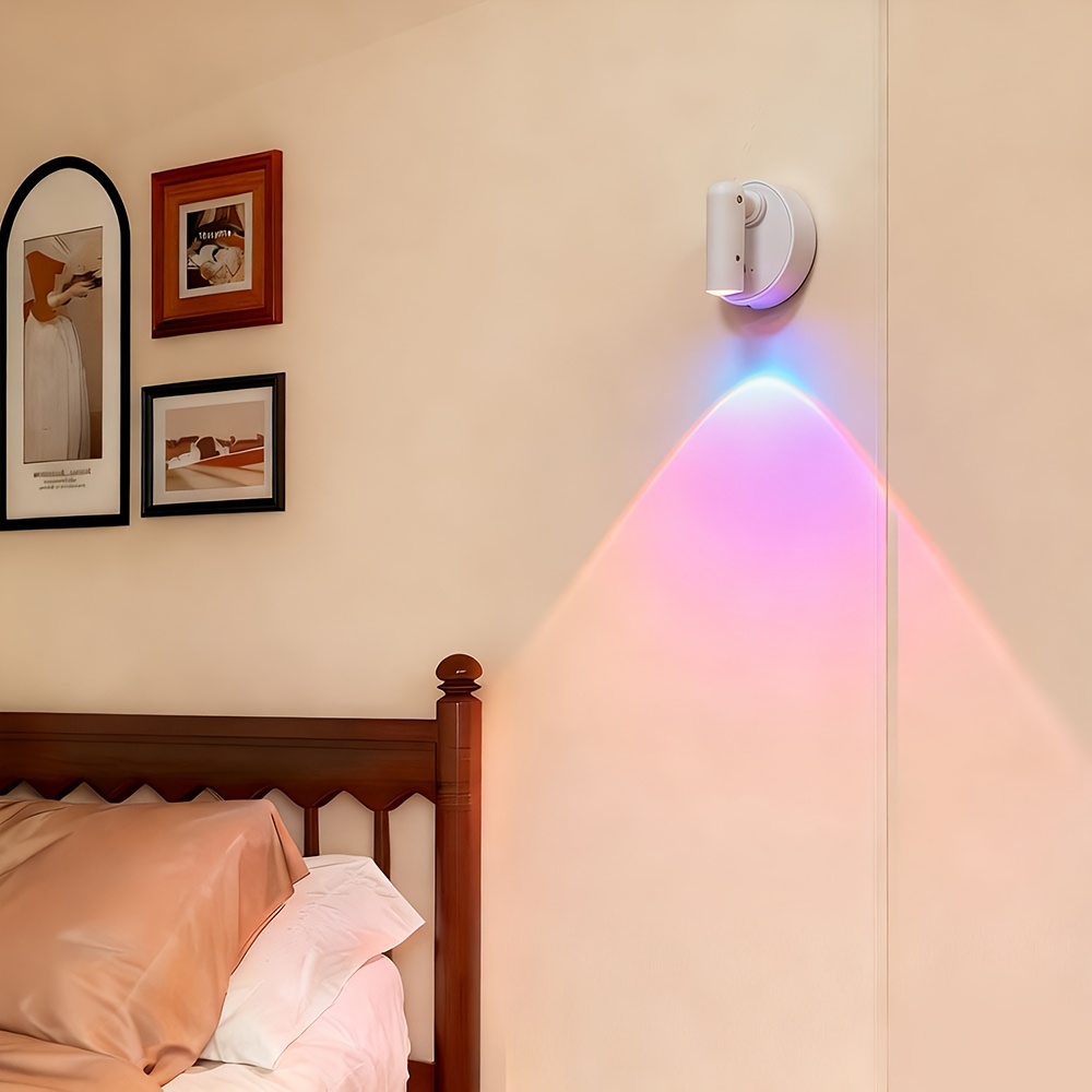 2pcs Seven-Color Smart Cat Eye Spotlight with Touch Control