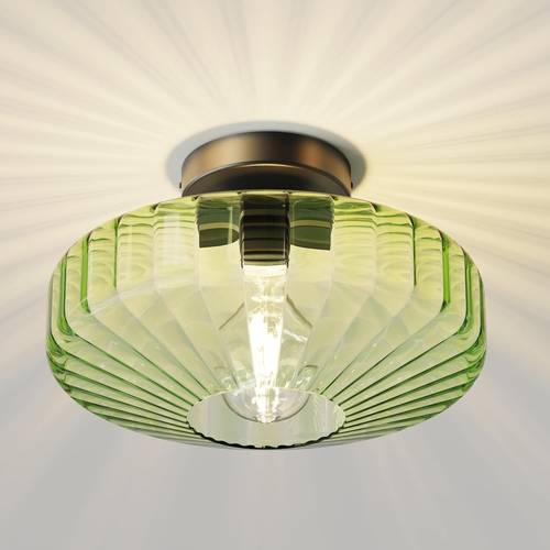 contemporary and sleek glass ceiling fixture elegant ceiling lamp offered in three color options ideal for dining areas bedrooms study spaces and hotels bulb not included