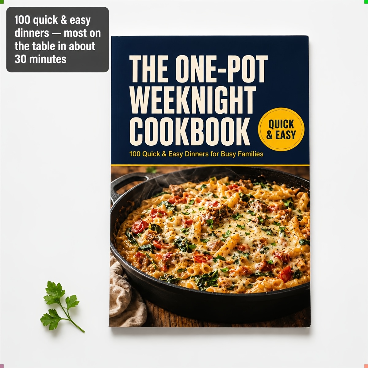TEMU The One-pot Weeknight Cookbook: 100 Quick & Easy Dinners For Busy Families, Fuss-free Meals With Minimal Cleanup