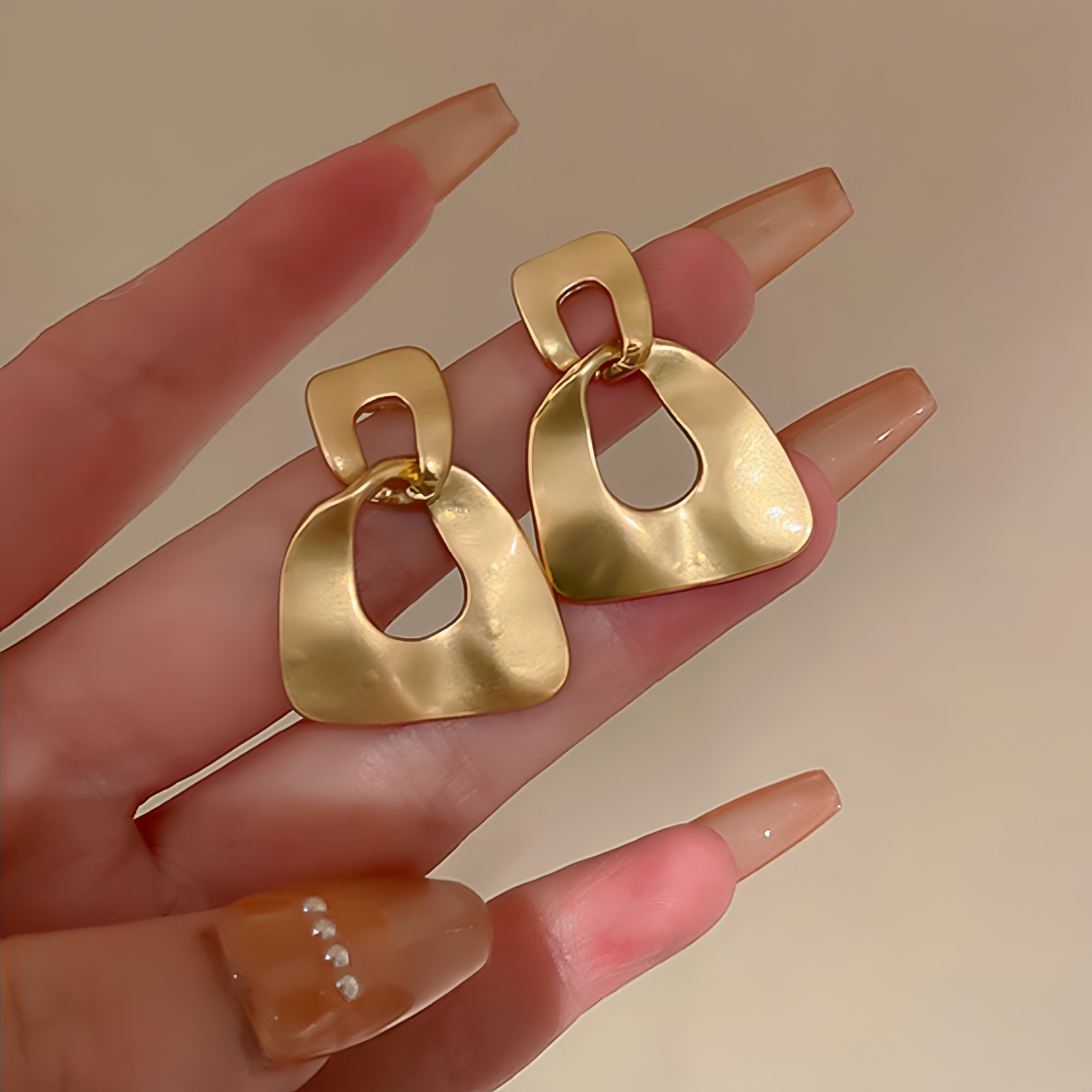 Irregular Geometry Earrings for Women