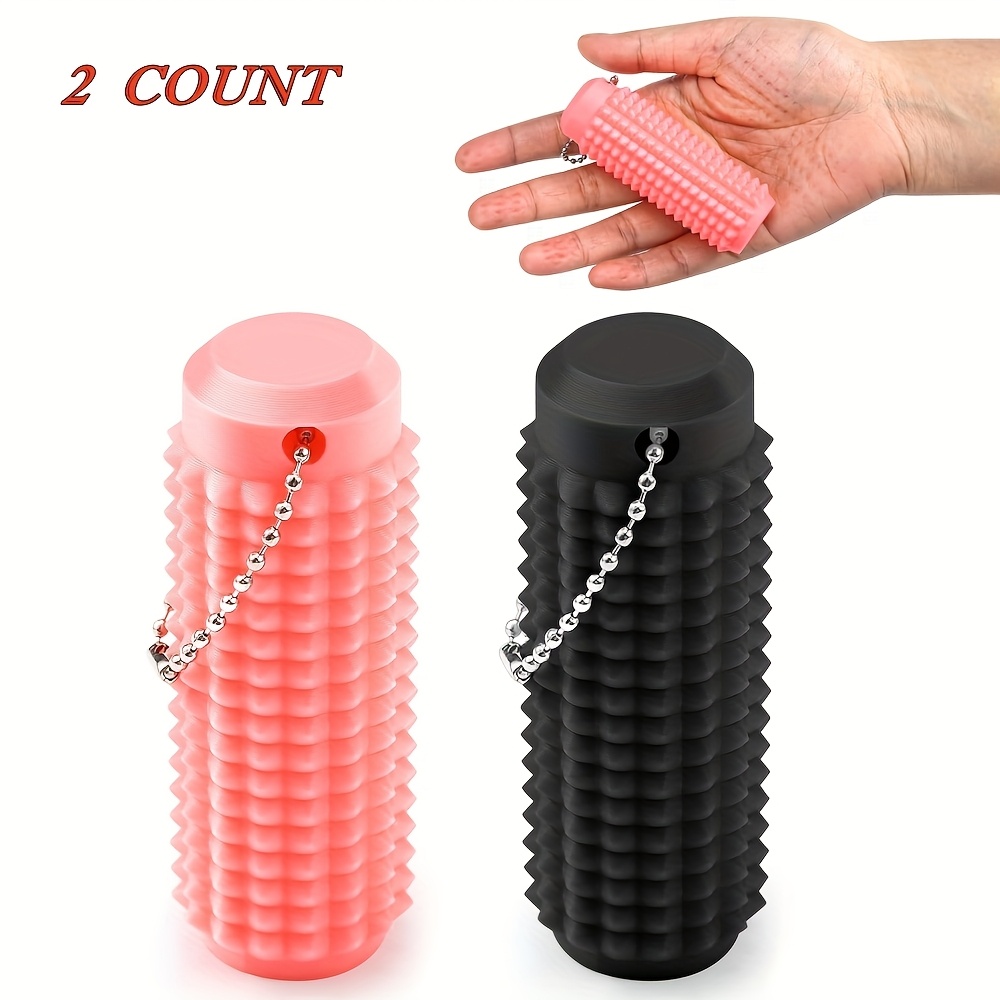 2-Pack Ouchies 3D Printed Sensory Fidget Toys - Relax & Focus Booster for Adults, Men & Women, Multi-Color Options, Durable Plastic Handheld Stress & Anxiety Gift for Office & Home Use, Anxiety, Playful Design, Textured Surface