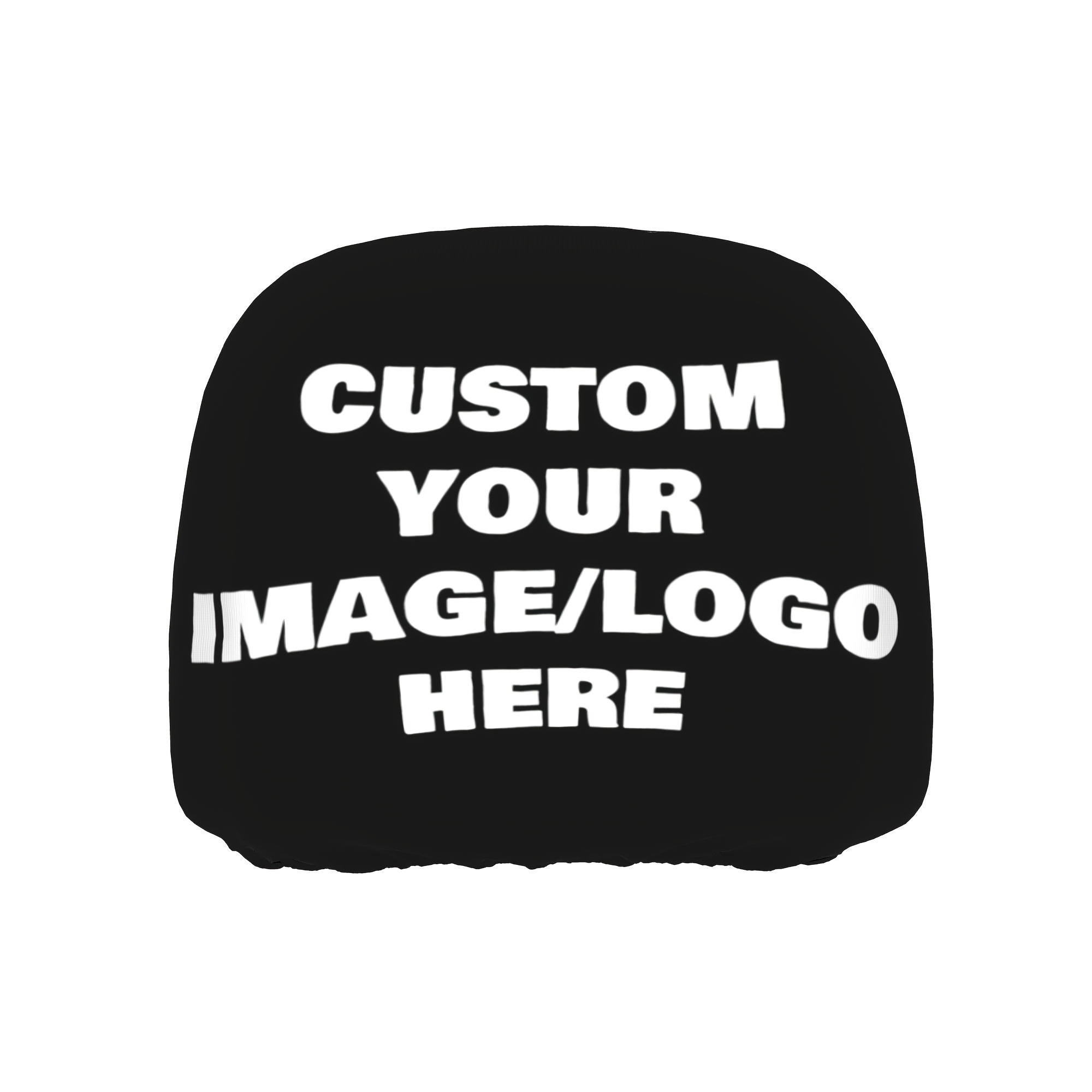 TEMU Custom Car Headrest Covers - Personalized Design, Soft & Comfortable, Automotive Protectors, Stylish Minimalist For Car Interior