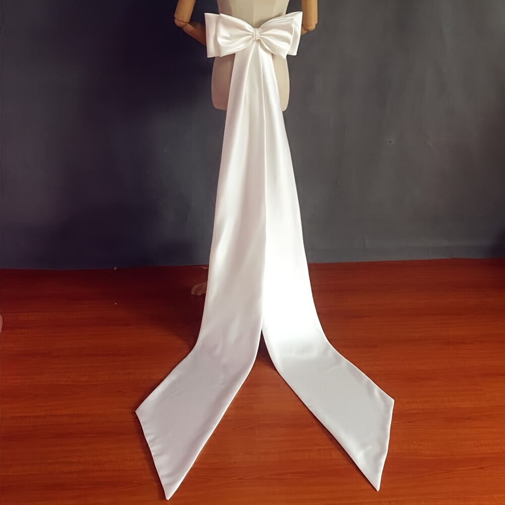 Detachable Big Bowknot Shaped Wedding Dresses Decoration Elegant Wedding Accessories For Women And Daily Uses