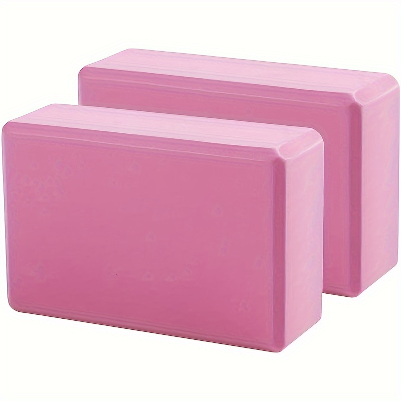 TEMU 2pcs High-density Eva Bricks For Enhanced , Pilates & Stretching - For Gym & Training