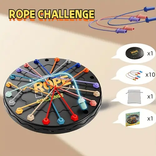 brain teaser rope puzzle game unlock challenge for kids adults parties
