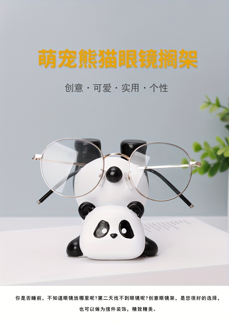 schattige panda brillenhouder schattig cartoon beer - Temu Netherlands, image size:790x1112