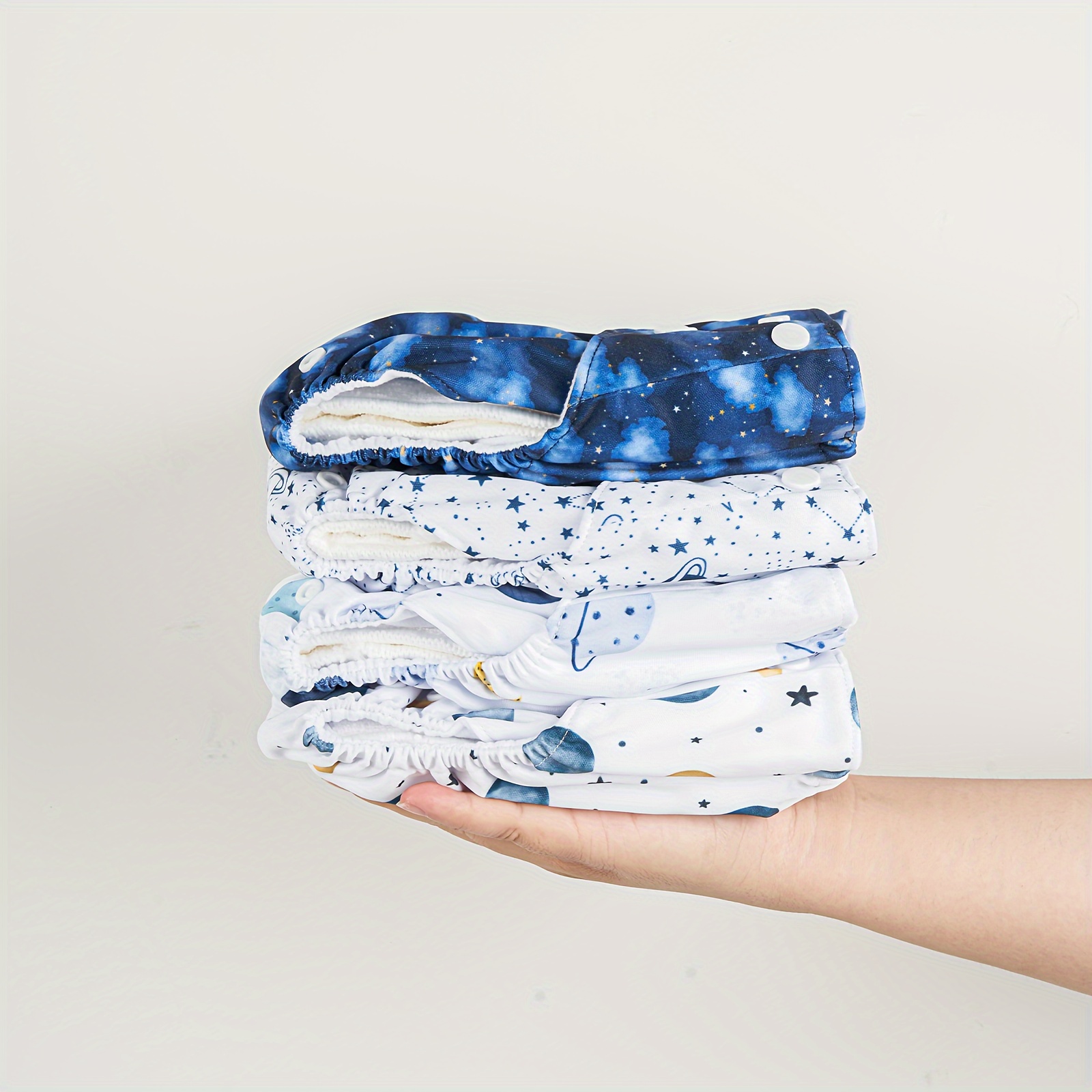 9pcs waterproof washable cloth diapers for