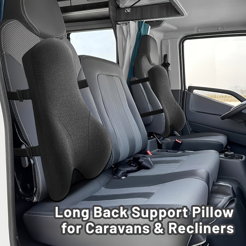 long back support pillow for   recliner sitting back cushion for   big ergonomics orthopedic posture backrest pillow memory foam back cushion for car seat office chair desk chair gaming chair Product details 0