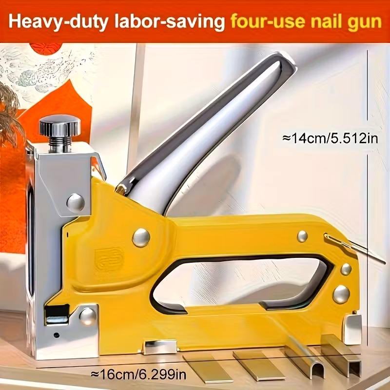 one multifunctional nail gun 600 nails no air pump or wires needed ideal for diy camping and industrial use woodworking and painting frame nail gun painting nail gun modern nail gun durable nail gun nail gun for wood Product details 1