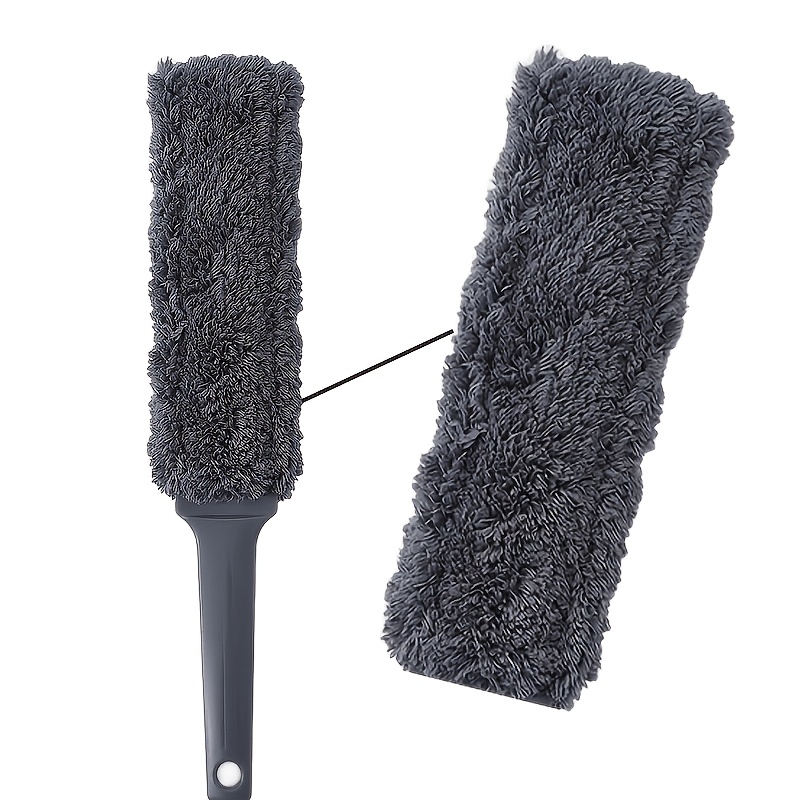 TEMU Ampioon Soft Microfiber Car Wheel Cleaning Brush, Scratch-free Rim And Tire Brush, Flexible Deep Cleaning Detailing Tool, Multi-functional Brush