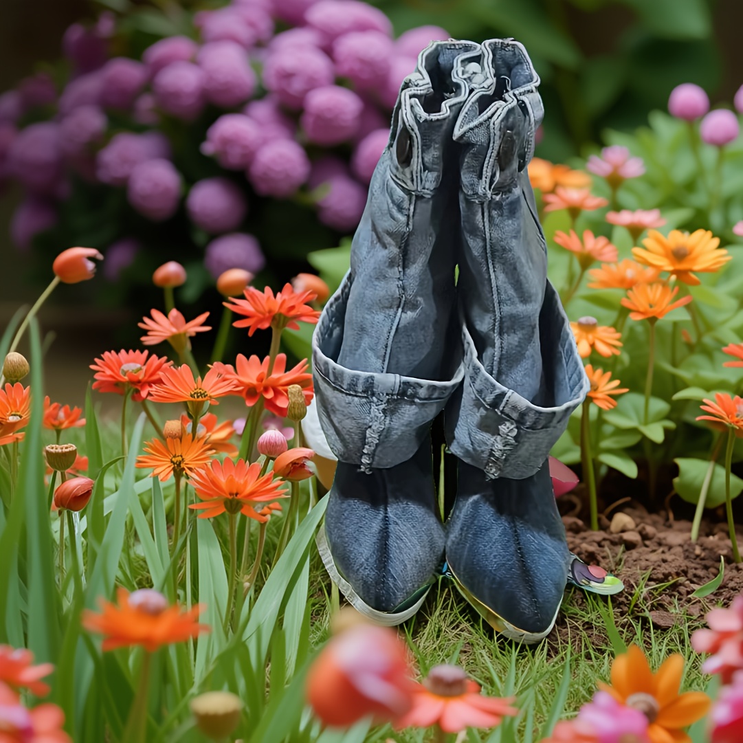 Botas de para Mujer 2025 Estilo con Detalles Arrugados, Cierre Sin  Cordones, Parte de Tela y Forro Sintético,