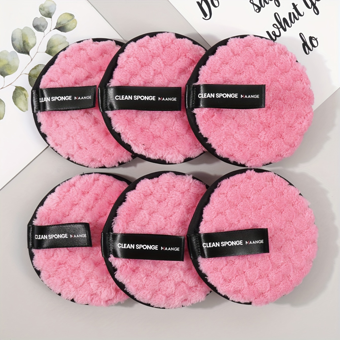 

6-pack Facial Cleansing Puffs, Soft Non-irritating Makeup Remover Tools, Reusable & Machine Washable, Gentle Exfoliation Pads For Face Care