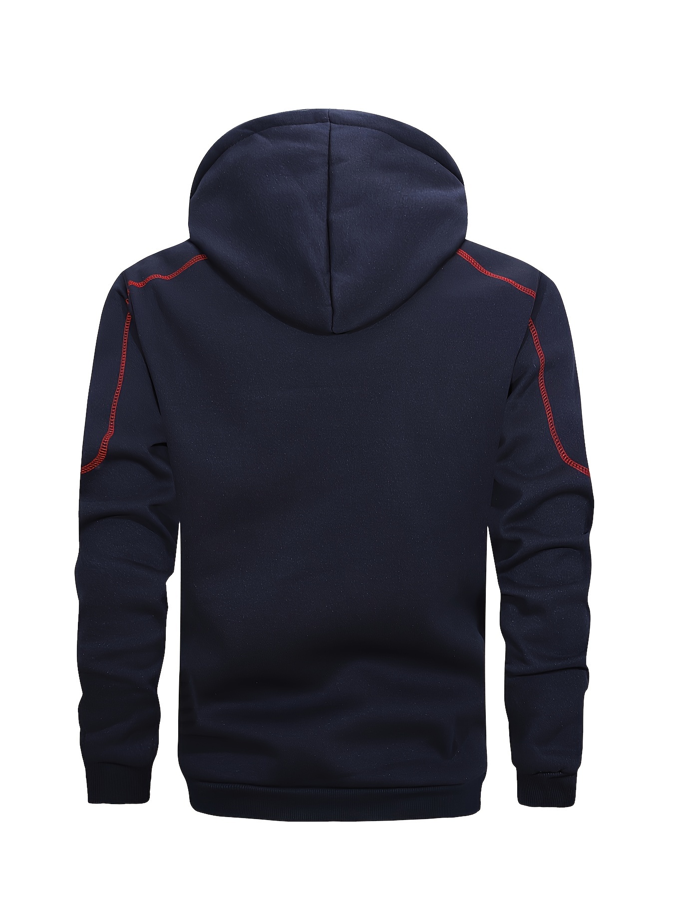 Heren Sport Hoodie Full-Zip Jacket Lighweight Fitness Lange