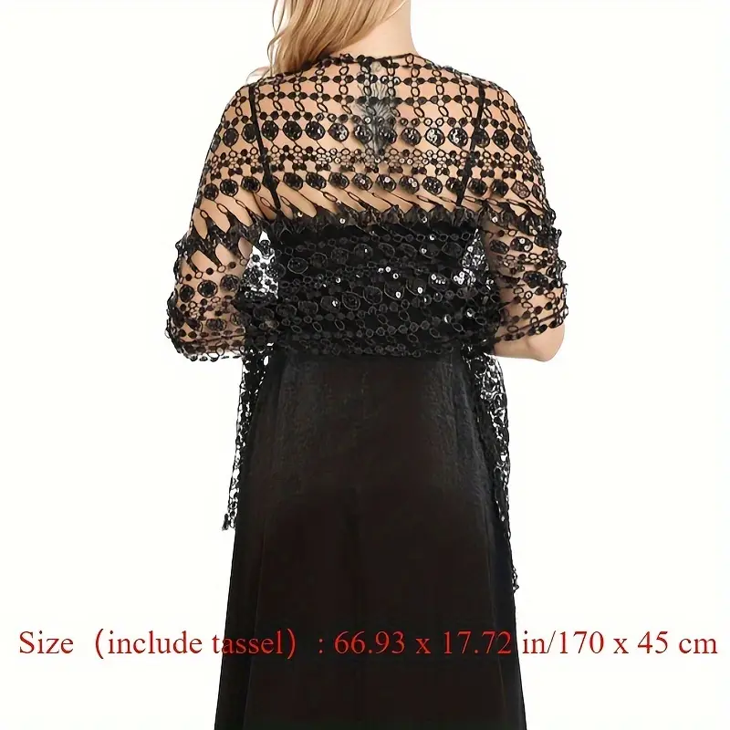 women 1920s sequins evening dresses shawls wraps bride - Temu Mauritius women 1920s sequins evening dresses shawls wraps bride - Temu Mauritius