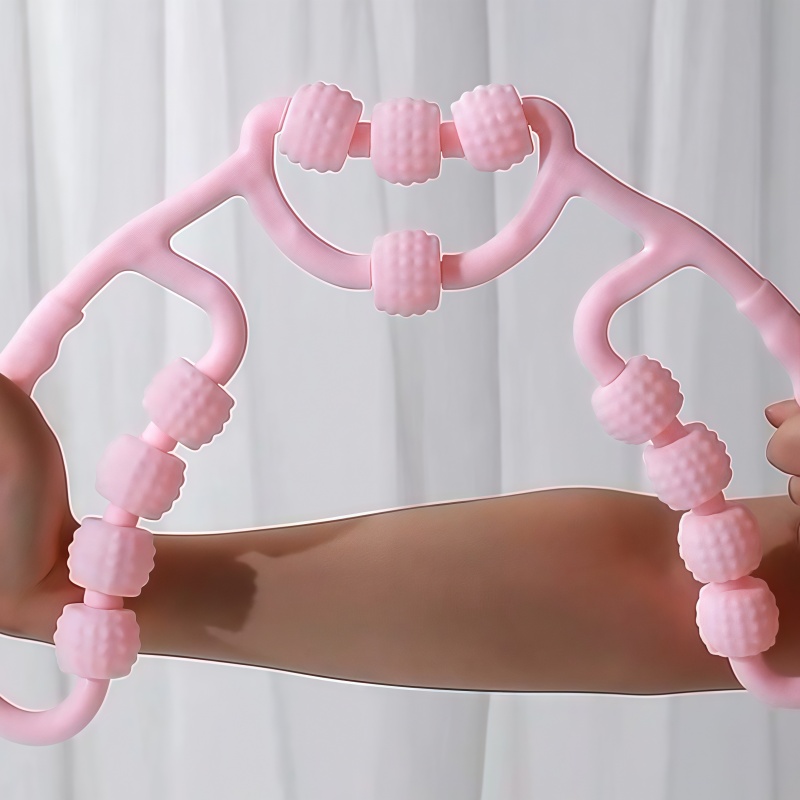 multi wheel leg massager fitness relaxer leg massage roller calf clamp wrap around massager full body use good for sculpting weight up to 220 lbs Product details 2