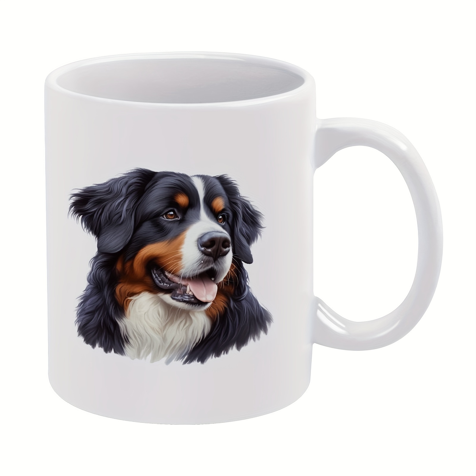 

1pc 11oz Mug, Coffee Mug, Bernese, Gift For Friends, Sisters, Coffee Drinker, Owner, Ceramic Cup, Christmas Gift, For Office