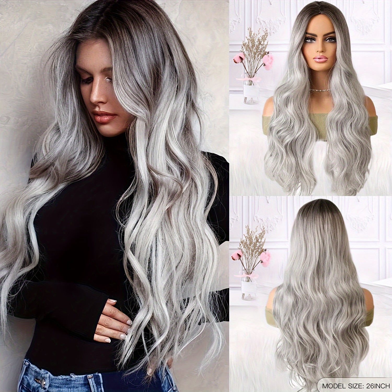 

Long Curly Wig For Women - , Part For , Halloween &