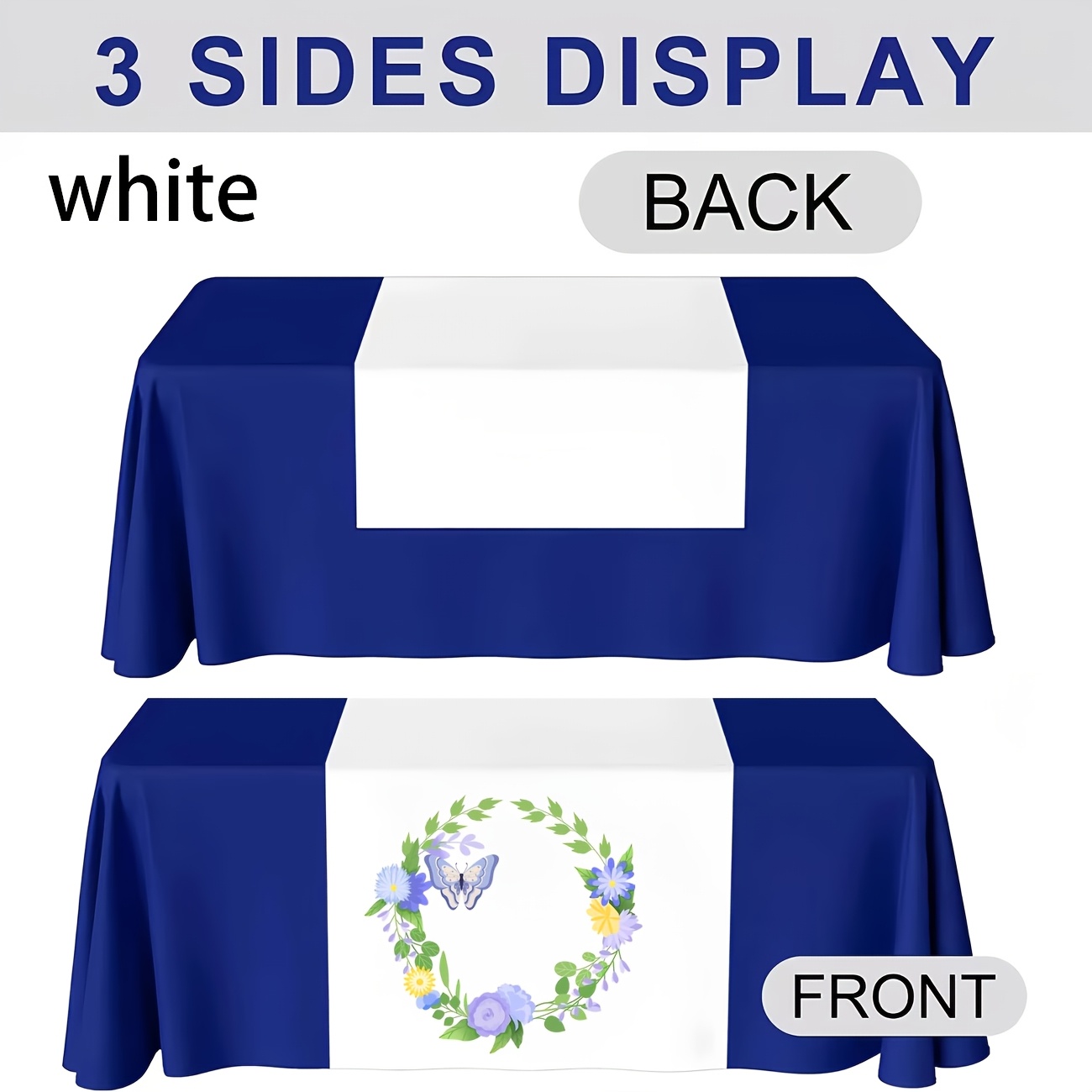 TEMU Banderines de mesa y pancartas de escritorio personalizables - Poliéster personalizado adecuado para stands, , , puestos de mercado - Opciones