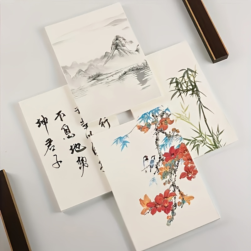 

25 Feuilles de de Riz Traditionnel Chinois, de Haute Qualité et Épaissi, Adapté pour la Création de , la Peinture Chinoise, la Peinture Meticuleuse,