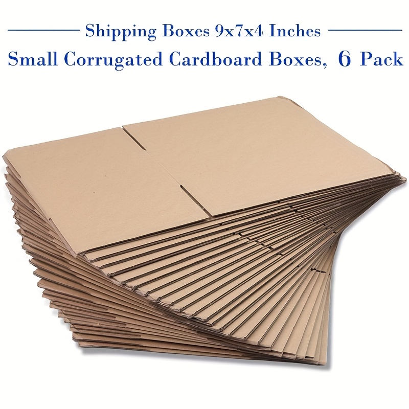 TEMU Corrugated Cardboard Box, Transport Packaging, Mobile Storage Cardboard Box, Durable And Convenient, Suitable For Household, Commercial Bulk