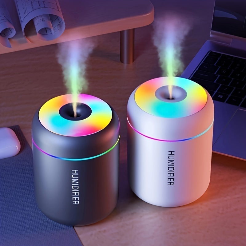   usb air humidifier   led         for car     spa 180ml   details 0