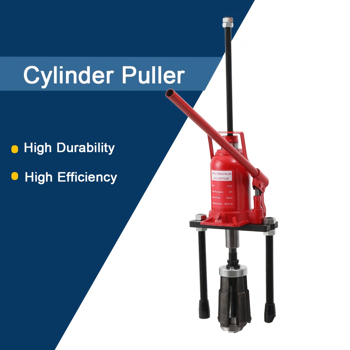 20t Cylinder Puller Hydraulic Puller Hydraulic Puller Inner Diameter Between 80-140mm Cylinder Liner Puller