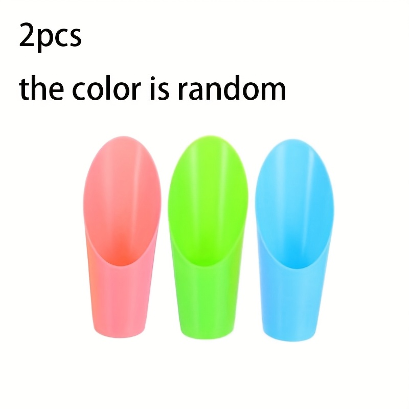 TEMU 2pcs Plastic Soil Tool For Succulent Planting Small Soil Shovel Bucket For Indoor Plant Care And Seedling Transplanting-random Color