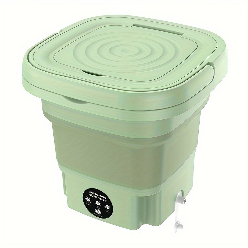 Mini lave-linge, lave-linge pliable, facile à transporter et à utiliser, les sous-vêtements et les chaussettes sont plus sains à laver séparément, bons appareils ménagers, ne prennent pas de pour les voyages daffaires, deux couleurs disponibles, lave-linge 8L détails 16