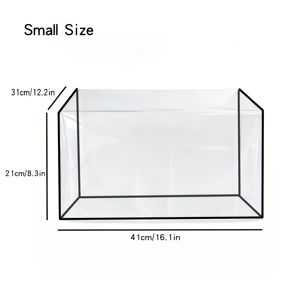 TEMU Transparent Printer Cover, Made Of Thickened Pvc Material, With A Reinforced Top Handle For Easy Lifting, Foldable For Compact Storage. Suitable
