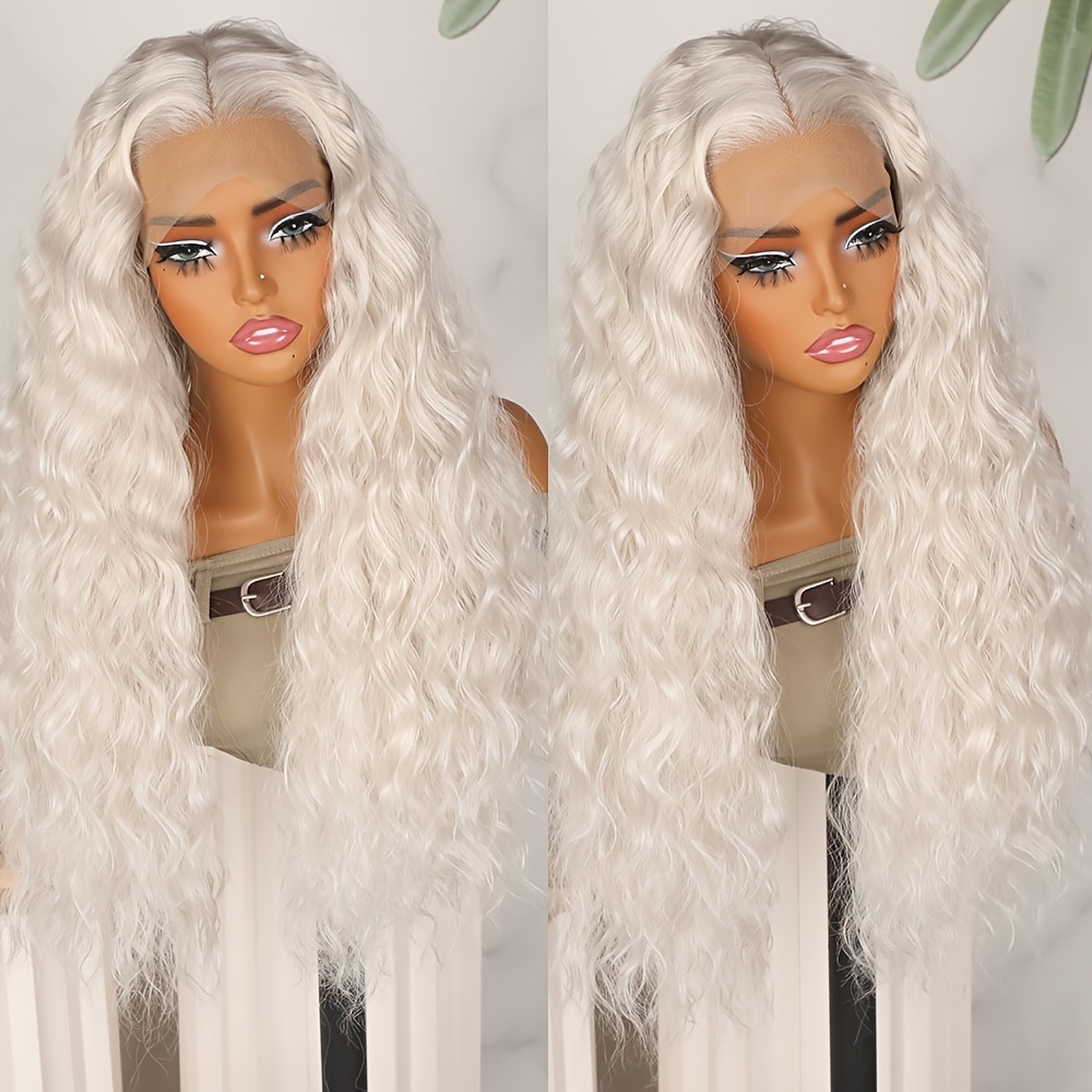 Synthetic Lace Front Wig 26IN Glueless Curly Daily Party Wear Amazon.com : SAPPHIREWIGS Curly Lace Front Wigs for Black  main image 4