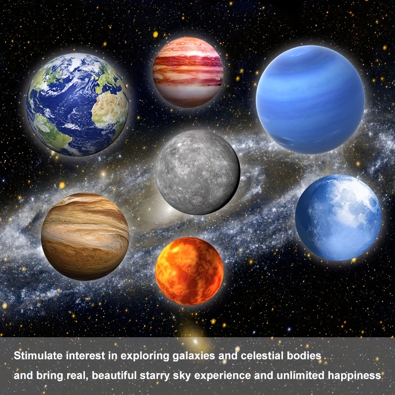 usb   projector light 10 6 3 projection images 360 degree rotating lamp ceiling gift room decoration photo background projection earth mars jupiter mercury sun saturn nebula gray moon   blue moon photography studio light Product details 5