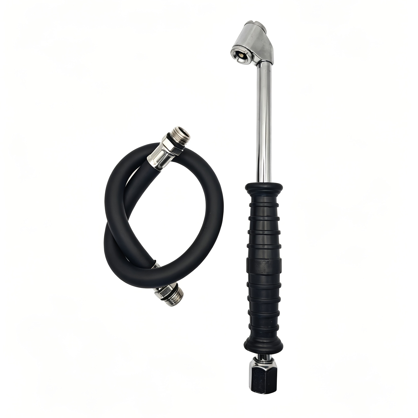 TEMU Dual For Semi Trucks Tires, 1/4" Npt Heavy Duty Lock On Tire Inflate , Compatible With 1/4" Npt Air Compressor