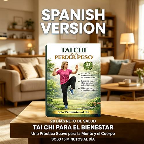 spanish edition tai light exercise loss guide for middle aged and elderly 28 day step by step burning minute daily joint friendly workouts activates metabolism to improve and balance gentle