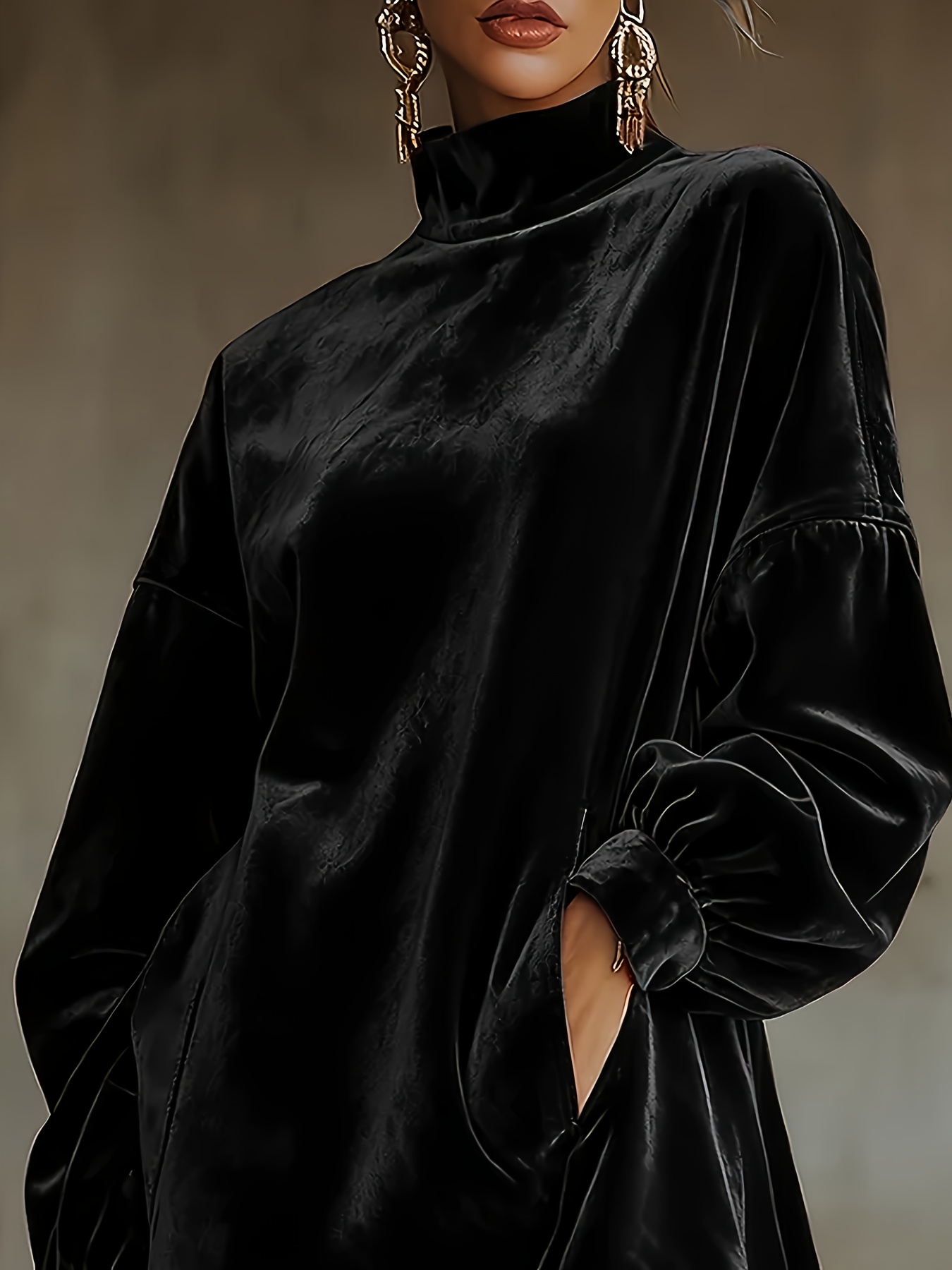 fashionable black velvet exquisite tassel design high - Temu Switzerland