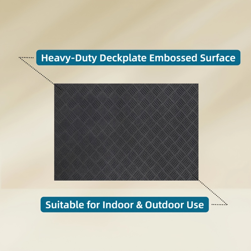 Heavy-Duty Rubber Flooring Roll for Garage and Workshop