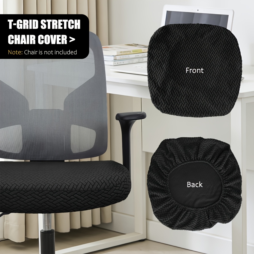 Image of 1pc Bohemian Jacquard Elastic Chair Cover, Universal Office Restaurant Chair Protector, Removable And Washable, Suitable For Kitchen, Wedding, Party, Banquet, Hotel, Spring Summer Home Chair Cover