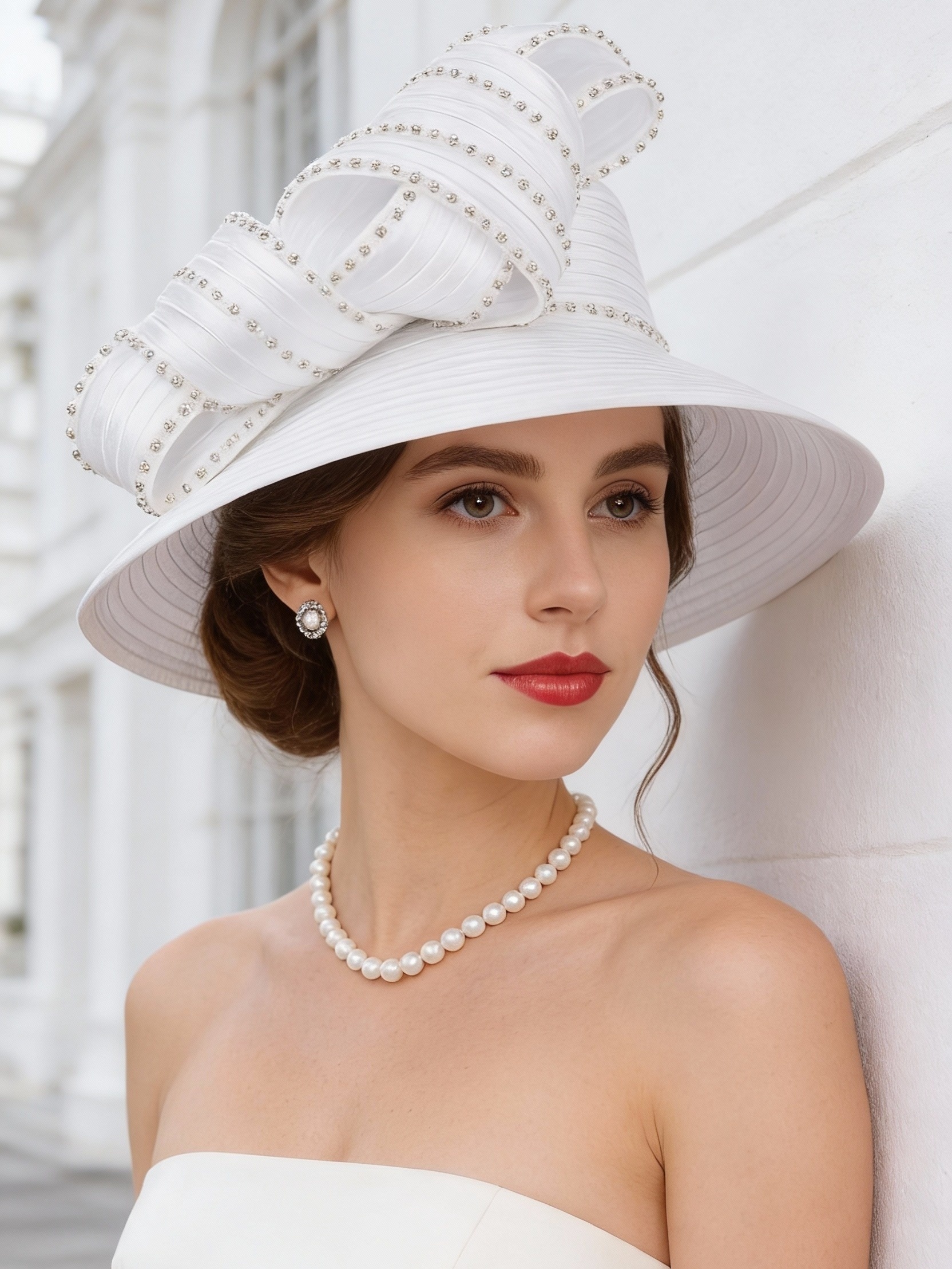 Designer Fascinator  Hat For Derby/church / Fancy Event Fuschia and Orange Fascinator Kentucky Derby Hat, Womens Tea  main image 4