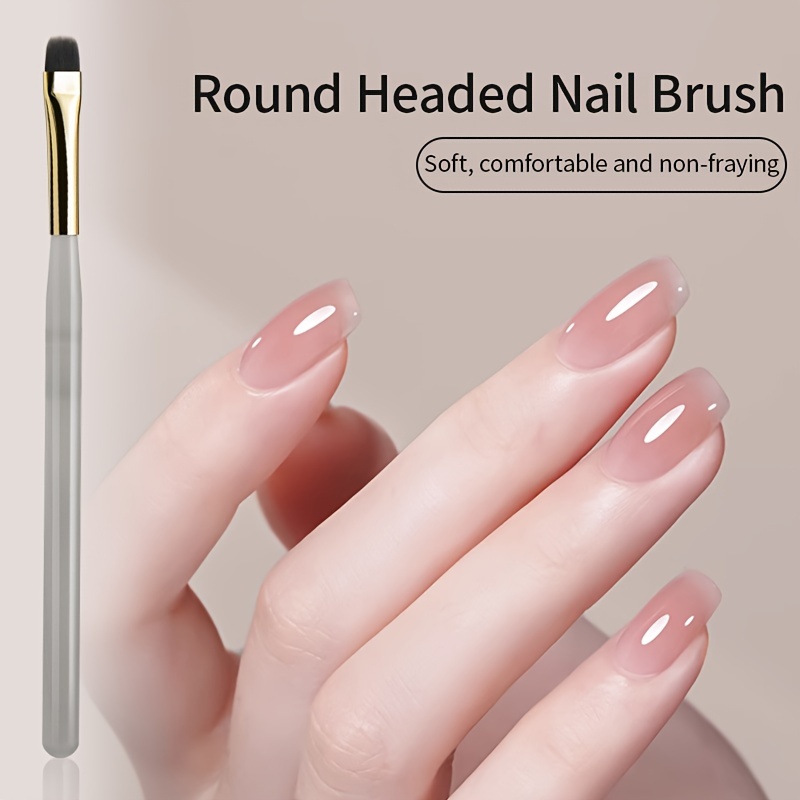 

Art Brush, Round Head For Coloring And Outlining, -free Manicure Tool