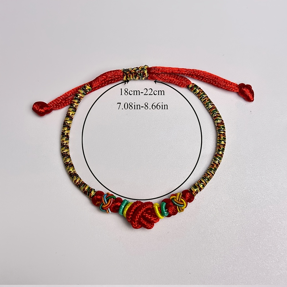 2pc Handmade Concentric Knot Blessing Bracelets Set