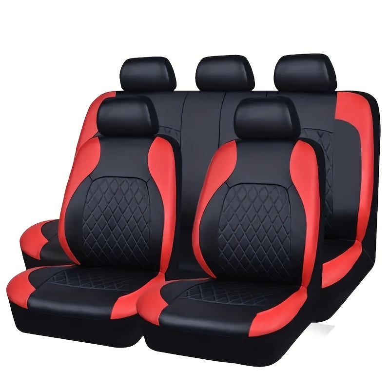 

5-seater Universal Leather Embroidered Seat Cover For Cars, Protecting Your Car From Dust And Dirt, Enhancing The Luxury And Comfort Of The Car