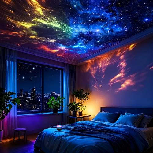 1pc wave aurora ambient light usb light with remote control usb power supply suitable for use in rooms parties settings desktop decoration in bedrooms living rooms study rooms and offices christmas gift