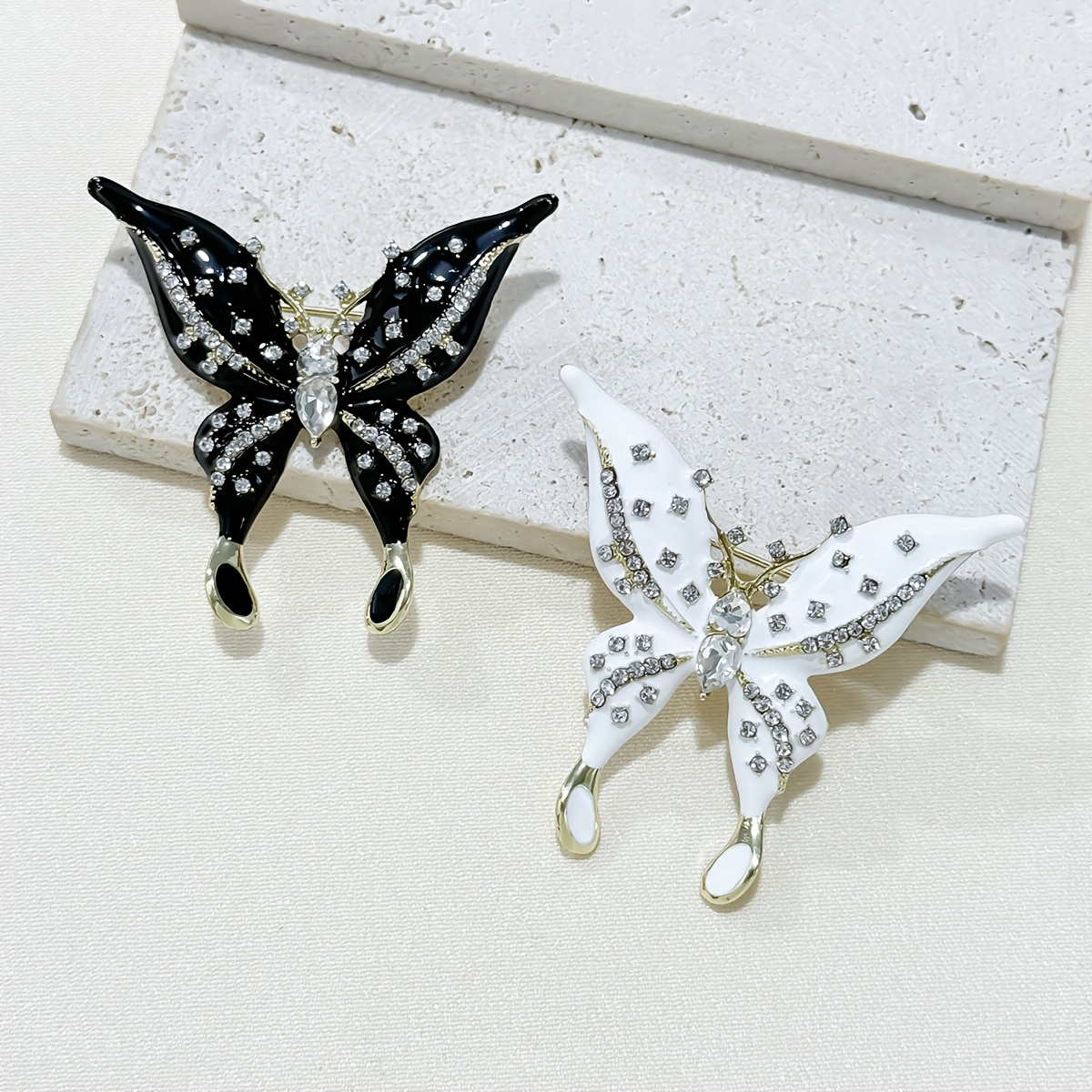 Black Butterfly Brooch for Women, Premium Design Pin
