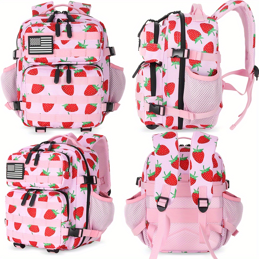 

9l Strawberry Backpack Hiking Travel Backpack Camping Backpack Small Bag