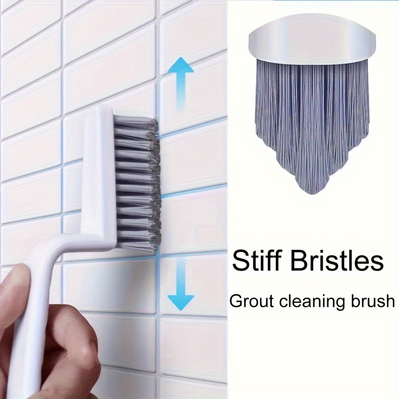 

V-shaped Hard Gap Corner Gap Dead Angle Wall Tile Gap Window Track Gap Cleaning Brush Tile Floor Shower Room Bathroom And Kitchen Perfect Multifunctional Cleaning Brush