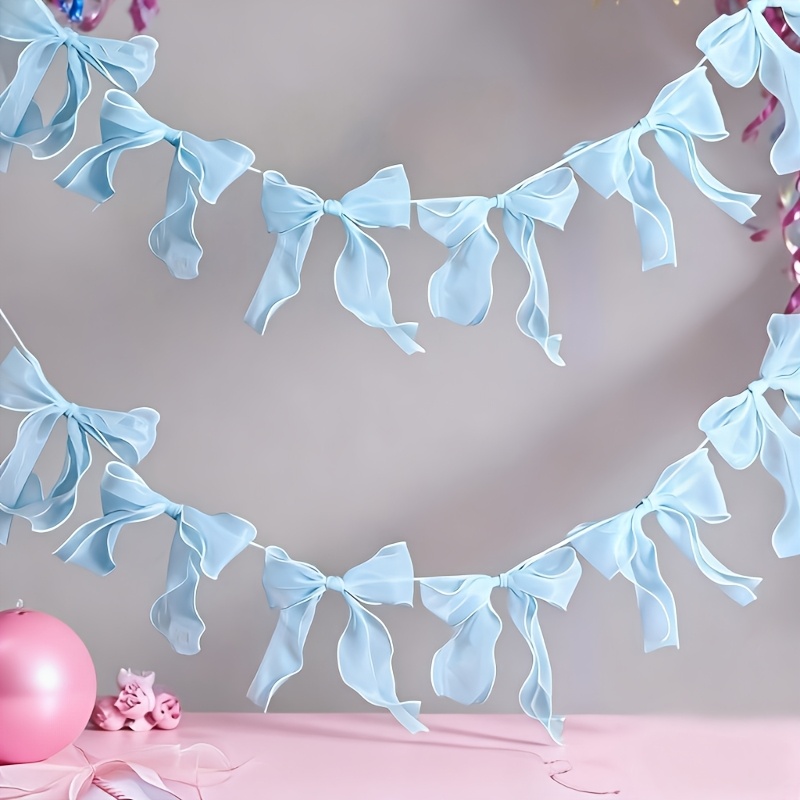 E-shop 10 neue Schleifenmuster Dekorationen für Geburtstagsfeiern, Valentinstag Hochzeit Party Hintergrund Dekorationen, Feiertags Party Hintergrund