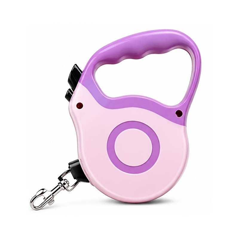 Image of 2pcs Retractable Dog Leashes, Automatic Retraction, One-button Locking, Comfortable Grip, Suitable For Pet , Outdoor Pet Supplies.
