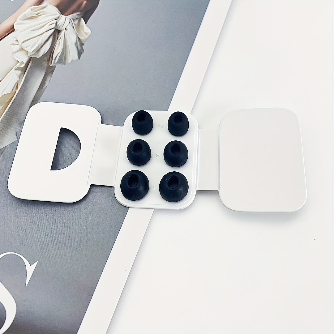 [3 Pairs] Replacement Ear Tips For Airpods Pro And Airpods Pro With Noise Reduction Hole, Ear Tips For Airpods Pro With Portable Storage Box (s/m/l)
